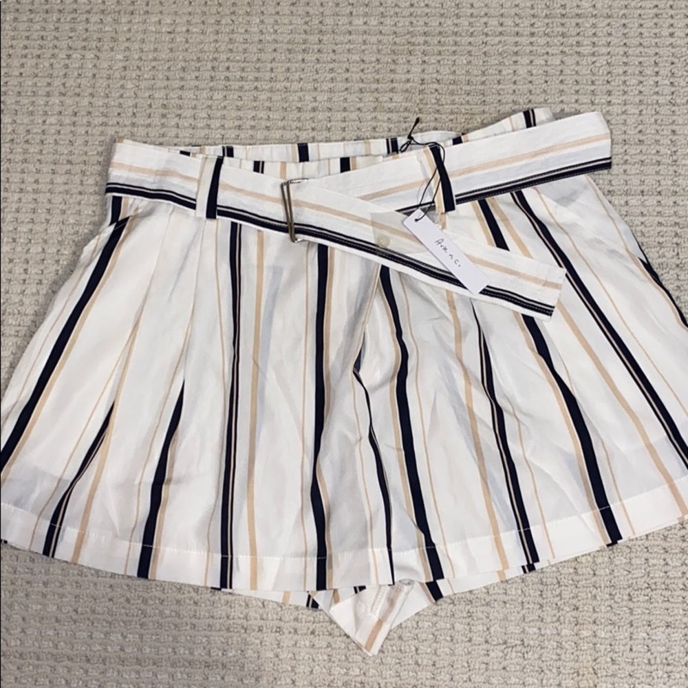 Striped shorts NWT